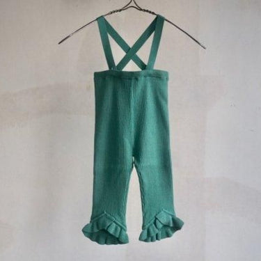 süß ジュース Frilled Knit Unitard green 0000-0530