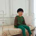 süß ジュース Frilled Knit Unitard green 0000-0530