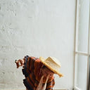 süß ジュース Knit Cape Skirt CAMEL×GREEN 0001-0529