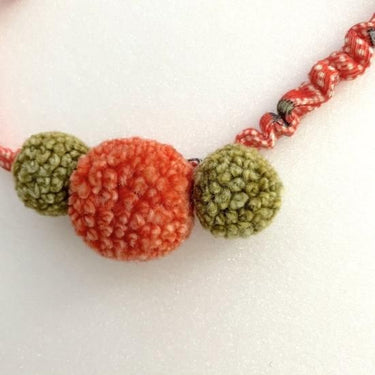 ★40%OFF★2023AW★Misha & Puff ミーシャアンドパフ Pom Pom Headband - Red Flame Holyoke Floral MP135034-697-OSS