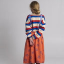 ★50%OFF★2023AW★BONMOT ORGANIC ボンモット オーガニック Sock bonmot color block Fresh blue AW23-SOCK-FBL