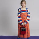 ★50%OFF★2023AW★BONMOT ORGANIC ボンモット オーガニック Sock bonmot color block Fresh blue AW23-SOCK-FBL