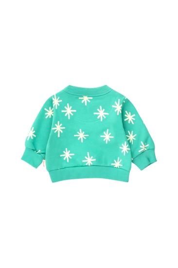 ★40%OFF★2023AW★tinycottons タイニーコットンズ SNOW BABY SWEATSHIRT emerald AW23-082
