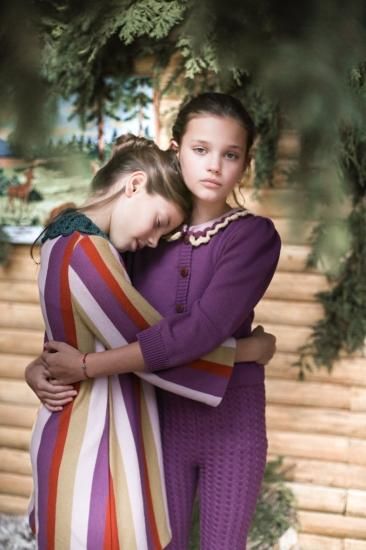 ★40%OFF★2023AW★Kalinka Kids カリンカキッズ Sia Dress Pearl Rose/Cream Gold
