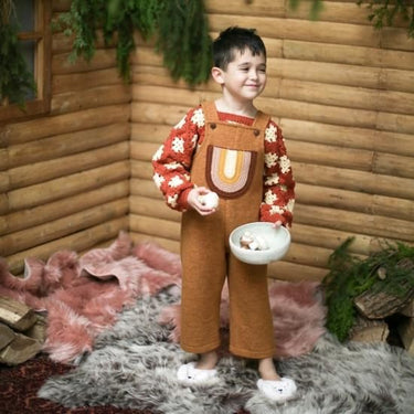 ★40%OFF★2023AW★Kalinka Kids カリンカキッズ Emilio Overall Ochre
