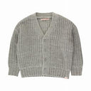 ★40%OFF★2023AW★tinycottons タイニーコットンズ SOLID CARDIGAN light grey AW23-323