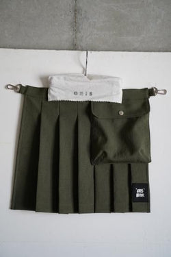 ★GRIS BLACK★GRIS グリ Apron Khaki GRBK23AW-SK001
