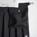 ★GRIS BLACK★GRIS グリ Apron Black GRBK23AW-SK001
