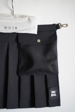 ★GRIS BLACK★GRIS グリ Apron Black GRBK23AW-SK001
