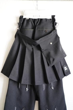 ★GRIS BLACK★GRIS グリ Apron Black GRBK23AW-SK001
