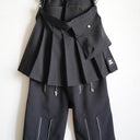 ★GRIS BLACK★GRIS グリ Apron Black GRBK23AW-SK001
