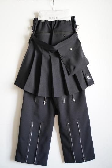 ★GRIS BLACK★GRIS グリ Apron Black GRBK23AW-SK001
