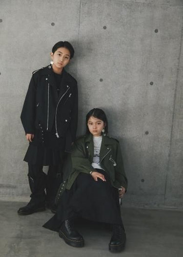 ★GRIS BLACK★GRIS グリ Apron Black GRBK23AW-SK001
