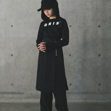 ★GRIS BLACK★GRIS グリ Wrap Skirt Black GRBK23AW-SK002 
