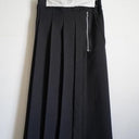 ★GRIS BLACK★GRIS グリ Wrap Skirt Black GRBK23AW-SK002 
