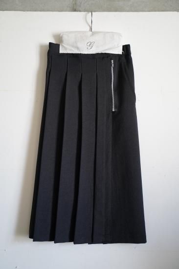 ★GRIS BLACK★GRIS グリ Wrap Skirt Black GRBK23AW-SK002 
