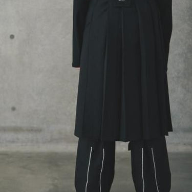 ★GRIS BLACK★GRIS グリ Wrap Skirt Black GRBK23AW-SK002 
