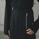 ★GRIS BLACK★GRIS グリ Wrap Skirt Black GRBK23AW-SK002 

