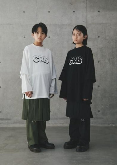 ★GRIS BLACK★GRIS グリ Wrap Skirt Black GRBK23AW-SK002 
