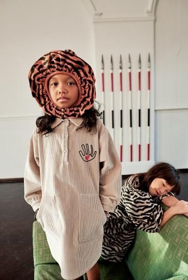 ★50％OFF★2023AW★Beau LOves ビューラブズ Tiger Stripe Frill Balaclava BL070
