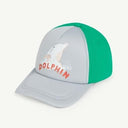 ★40％OFF★2023AW★The Animals Observatory ELASTIC HAMSTER KIDS CAP F23094_208_FA Grey_Dolphin Hamster
