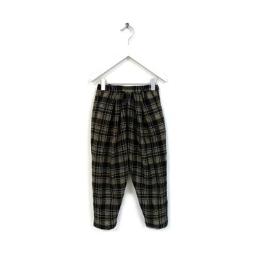 ★30%OFF★ANJA SCHWERBROCK アニャシュワーブロック PERO oversized trousers with pleads Checks 2451