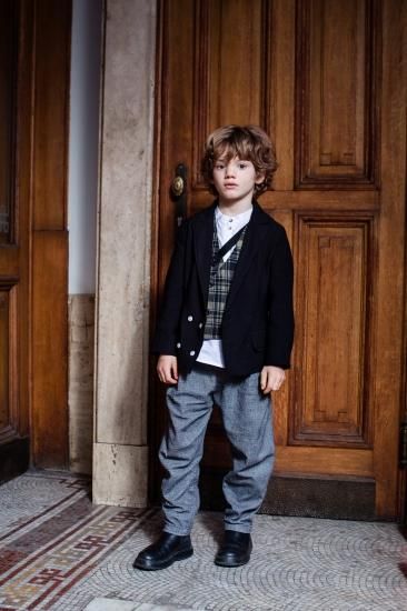 ★30%OFF★ANJA SCHWERBROCK アニャシュワーブロック PERO oversized trousers with pleads Herringbone  2451