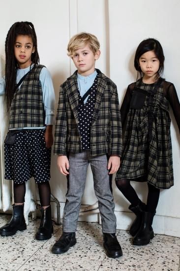 ★30%OFF★ANJA SCHWERBROCK アニャシュワーブロック LENIO classic waistcoat Checks 2463