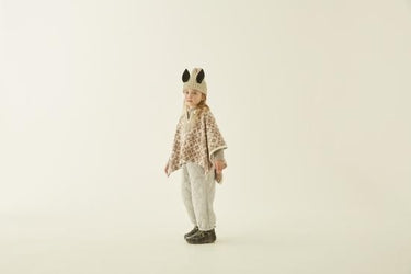 ★50%OFF★2023AW★eLfinFolk エルフィンフォルク Eight Star Jaquard Poncho beige elf-232J09