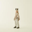 ★50%OFF★2023AW★eLfinFolk エルフィンフォルク Eight Star Jaquard Poncho beige elf-232J09