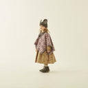 ★50％OFF★2023AW★eLfinFolk エルフィンフォルク Eight Star Jaquard Poncho pink elf-232J09