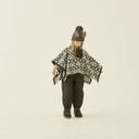 ★50％OFF★2023AW★eLfinFolk エルフィンフォルク Eight Star Jaquard Poncho black elf-232J09
