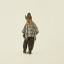 ★50％OFF★2023AW★eLfinFolk エルフィンフォルク Eight Star Jaquard Poncho black elf-232J09