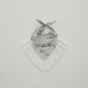 ★50%OFF★2023AW★eLfinFolk エルフィンフォルク AuRora tarina printed bib ash white elf-232A22