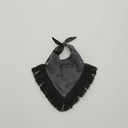 ★50%OFF★2023AW★eLfinFolk エルフィンフォルク AuRora tarina printed bib charcoal elf-232A22