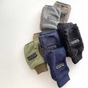 THE PARK SHOP ザ パークショップ DAILY MITTEN GLOVES navy KIDS FREE TPS-624 
