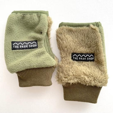 THE PARK SHOP ザ パークショップ DAILY MITTEN GLOVES olive KIDS FREE TPS-624 
