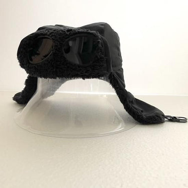 THE PARK SHOP ザ パークショップ FLIGHT GOGGLE CAP black TPS-643
