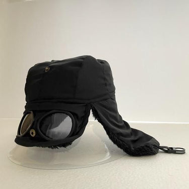THE PARK SHOP ザ パークショップ FLIGHT GOGGLE CAP black TPS-643
