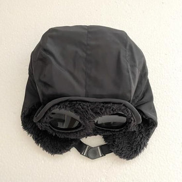 THE PARK SHOP ザ パークショップ FLIGHT GOGGLE CAP black TPS-643
