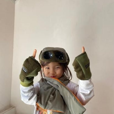 THE PARK SHOP ザ パークショップ FLIGHT GOGGLE CAP olive TPS-643
