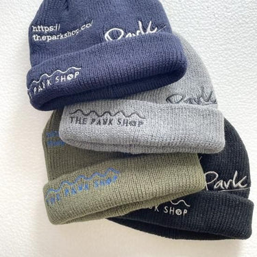 THE PARK SHOP ザ パークショップ RANDOM PARK BEANIE black KIDS TPS-495
