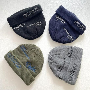 THE PARK SHOP ザ パークショップ RANDOM PARK BEANIE black KIDS TPS-495
