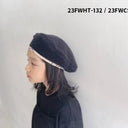 ★50％OFF★2023AW★frankygrow フランキーグロウ REVERSIBLE BERET BLACK BOA – BEIGE 23FWHT-132