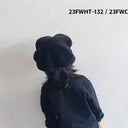 ★50％OFF★2023AW★frankygrow フランキーグロウ REVERSIBLE BERET BLACK BOA – BEIGE 23FWHT-132