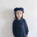 ★50％OFF★2023AW★frankygrow フランキーグロウ REVERSIBLE BERET BLACK BOA – BEIGE 23FWHT-132