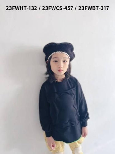 ★50％OFF★2023AW★frankygrow フランキーグロウ REVERSIBLE BERET BLACK BOA – BEIGE 23FWHT-132