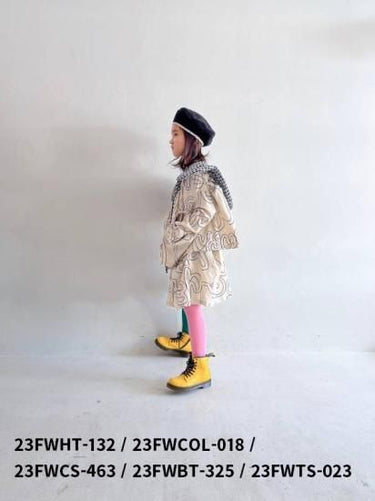 ★50％OFF★2023AW★frankygrow フランキーグロウ REVERSIBLE BERET BLACK BOA – BEIGE 23FWHT-132