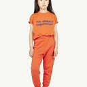 ★BASIC★The Animals Observatory ORION KIDS T-SHIRT Red F23114_251_BG 251