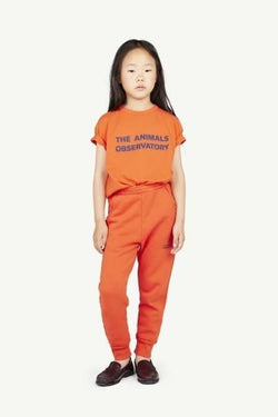 ★BASIC★The Animals Observatory ORION KIDS T-SHIRT Red F23114_251_BG 251